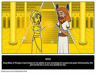The Legend of Midas and His Enchanted Touch
