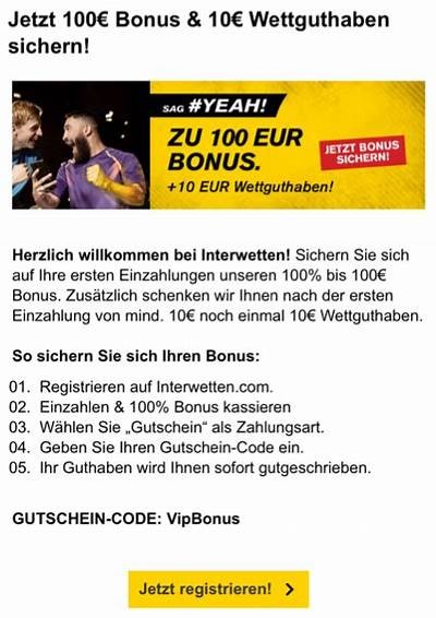 Unlock Your Interwetten Bonus: Get 10 Euros to Boost Your Betting Experience Today